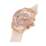 Guess Chronograph Pink Bio-Based Resin Strap Women Watch GW0409L3