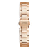 Guess Analog Chronograph Rose Gold Stainless Steel Strap Women Watch GW0410L3