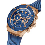 Guess Chronograph Blue Dial & Silicone Strap Men Watch GW0425G3