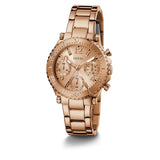 Guess Multifunction Rose Gold Stainless Steel Strap Women Watch GW0465L2