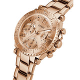 Guess Multifunction Rose Gold Stainless Steel Strap Women Watch GW0465L2