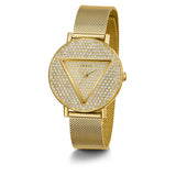 Guess Gold Dial Milanese Strap Women Watch GW0477L2