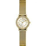 Guess Melody Dames Horloge Gold Tone Mesh Women's Watch GW0534L2