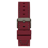 Guess Multifunction Burgundy Silicone Strap Women Watch GW0571G4