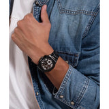 Guess Chronograph Black Dial Stainless Steel Strap Men Watch GW0572G3