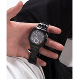 Guess Chronograph Black Dial Stainless Steel Strap Men Watch GW0572G3