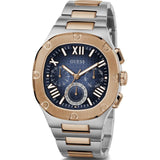 Guess Chronograph Two-Tone Stainless Steel Strap Unisex Watch GW0572G4