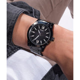 Guess Analog Black Dial Stainless Steel Strap Men Watch GW0574G3