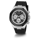 Guess Chronograph Black Silicone Strap Men Watch GW0583G1