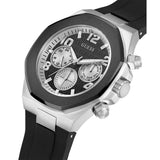 Guess Chronograph Black Silicone Strap Men Watch GW0583G1