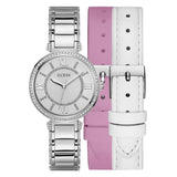 Guess Silver Dial Stainless Steel Strap Women Watch GW0588L2