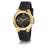 Guess Analog Black Silicone Strap Women Watch GW0599L2