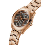 Guess Analog Multicolor Dial Rose Gold Stainless Steel Strap Women Watch GW0607L3