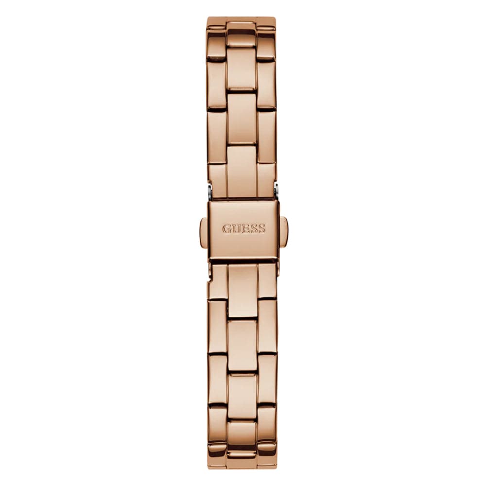 Guess Analog Rose Gold Stainless Steel Strap Women Watch GW0611L3