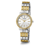 Guess Analog Silver Dial Two-Tone Stainless Steel Strap Women Watch GW0612L2