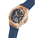 Guess Multifunction Blue Silicone Strap Women Watch GW0620L3