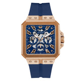 Guess Multifunction Blue Silicone Strap Men Watch GW0637G3