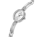 Guess Silver Tone Stainless Steel Women's Watch GW0655L1