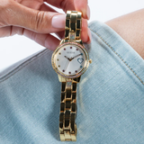 Guess Silver Dial Gold Stainless Steel Strap Women Watch GW0657L2