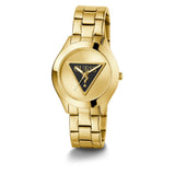 Guess Tri Plaque Gold Tone Analog Women's Watch GW0675L2