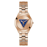 Guess Tri Plaque Rose Gold Tone Analog Women's Watch GW0675L3