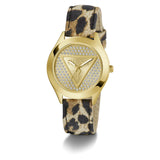 Guess Iconic Leopard Leather Strap 40th Anniversary Watch GW0745L2