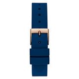 Guess 40th Iconic Logo Analog Blue Silicone Strap Women Watch GW0745L4