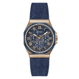 Guess Analog Chronograph Leather Strap Women Watch GW0753 Series