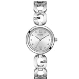 Guess Ladies Silver Tone G-Links Analog Watch GW0759L1