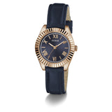 Guess Analog Blue Leather Strap Women Watch GW0761L2