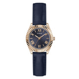 Guess Analog Blue Leather Strap Women Watch GW0761L2