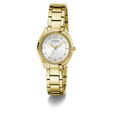 Guess Analog Gold Tone Stainless Steel Strap Women Watch GW0767L2