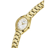 Guess Analog Gold Tone Stainless Steel Strap Women Watch GW0767L2