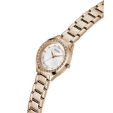 Guess Charlotte White Dial Analog Rose Gold Tone Women's Watch GW0767L3