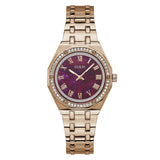 Guess Analog Rose Gold Stainless Steel Strap Women Watch GW0770L3