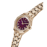 Guess Analog Rose Gold Stainless Steel Strap Women Watch GW0770L3