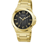 Guess Black Dial Gold Tone Analog Watch GW0789G2