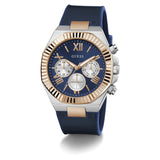 Guess Analog Blue Silicone Strap Men Watch GW0791G2