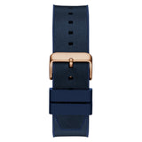 Guess Analog Blue Silicone Strap Men Watch GW0791G2