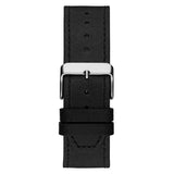 Guess Analog Black Leather Strap Men Watch GW0792G1