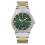 Guess Analog Two-Tone Stainless Steel Strap Men Watch GW0795G1