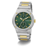 Guess Analog Two-Tone Stainless Steel Strap Men Watch GW0795G1