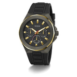 Guess Chronograph Black Silicone Strap Men Watch GW0799G1