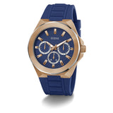 Guess Chronograph Blue Silicone Strap Men Watch GW0799G2