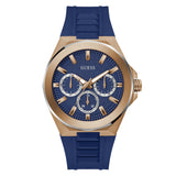 Guess Chronograph Blue Silicone Strap Men Watch GW0799G2