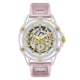 Guess Multifunction Pink Resin Strap Women Watch GW0806G4