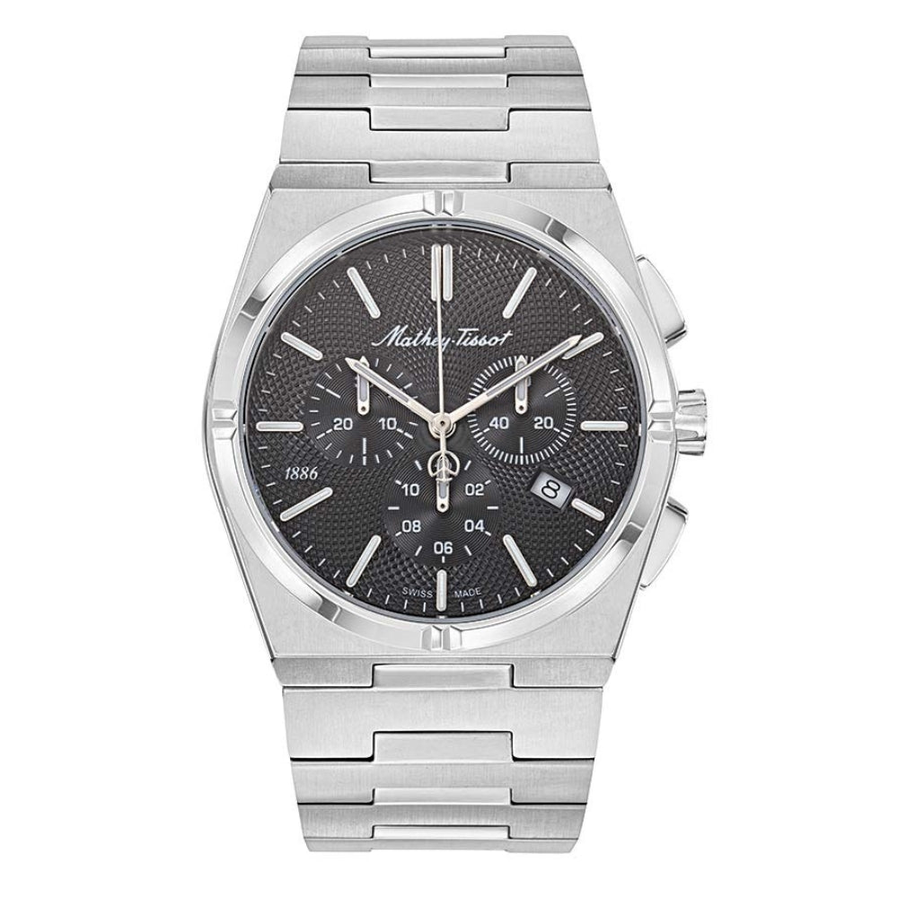 Mathey-Tissot Zeus Chrono Collection H118CH Series Silver Men's Watch