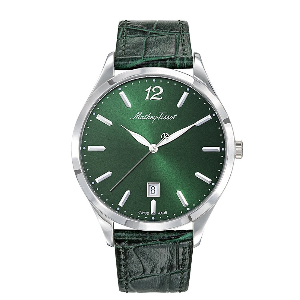 Mathey-Tissot Urban Leather Collection H411 Series Men's Watch