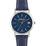 Mathey-Tissot City Leather Collection Sapphire Crystal  38mm Stainless Steel Men's Watch