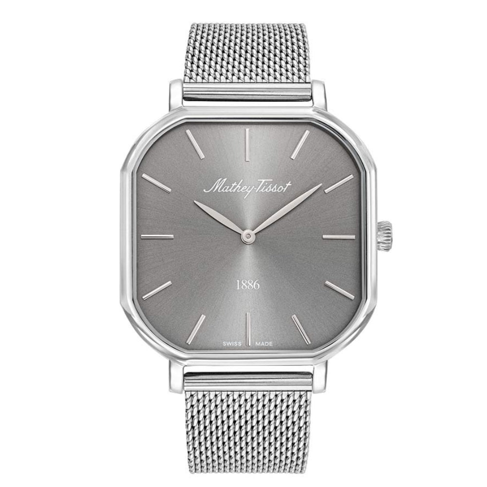 Mathey-Tissot Monsoon Square Collection Silver H7917A Series Men's Watch